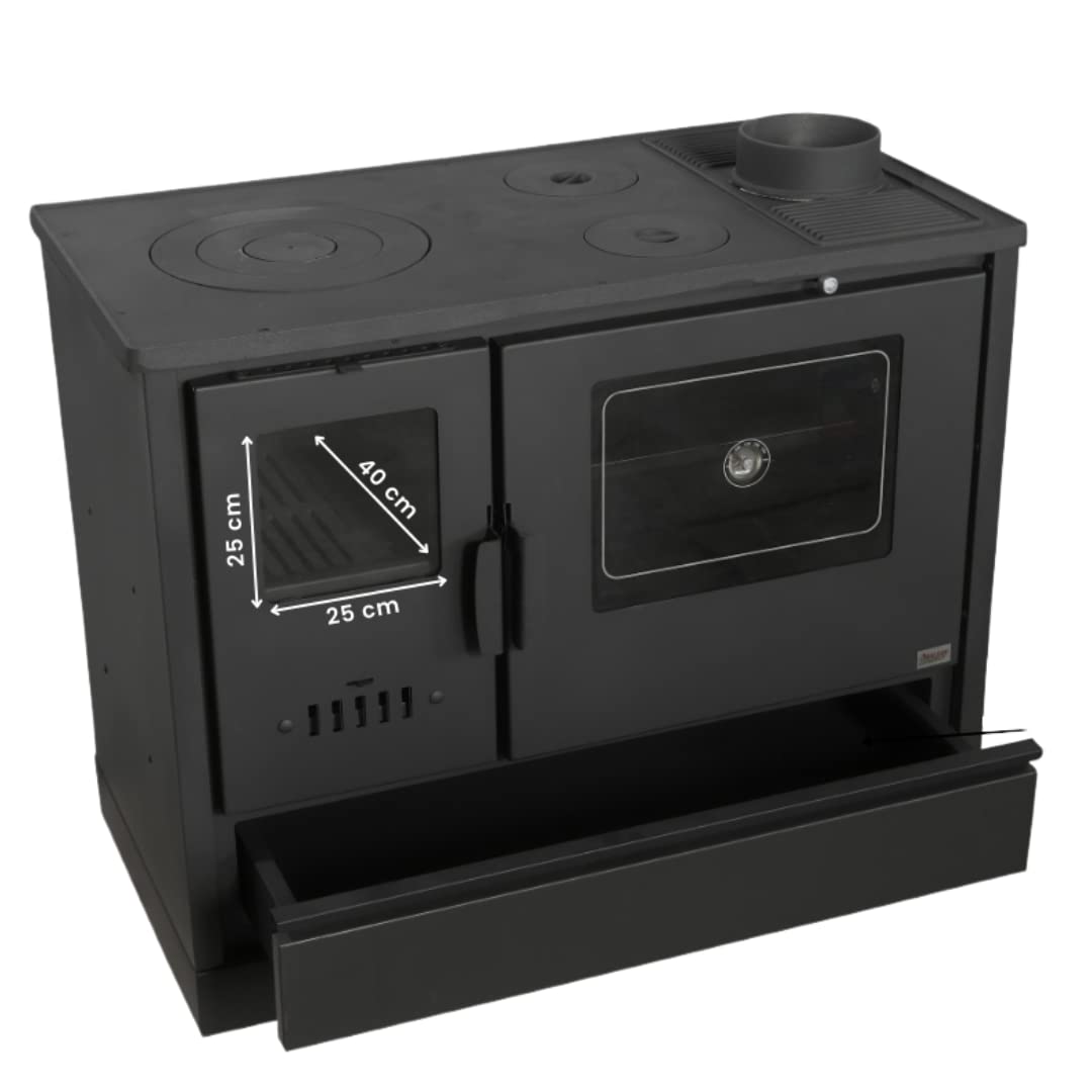 Stufa a Legna con Forno BALKAN ENERGY Modello 4020, 7.9kW