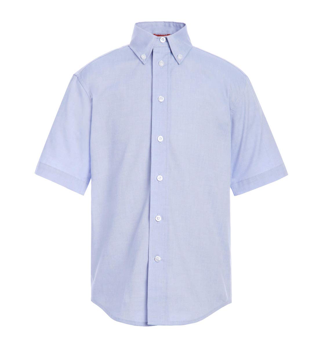 Tommy Hilfiger Boys Short Sleeve Pinpoint Oxford Collar Shirt, School Uniforms
