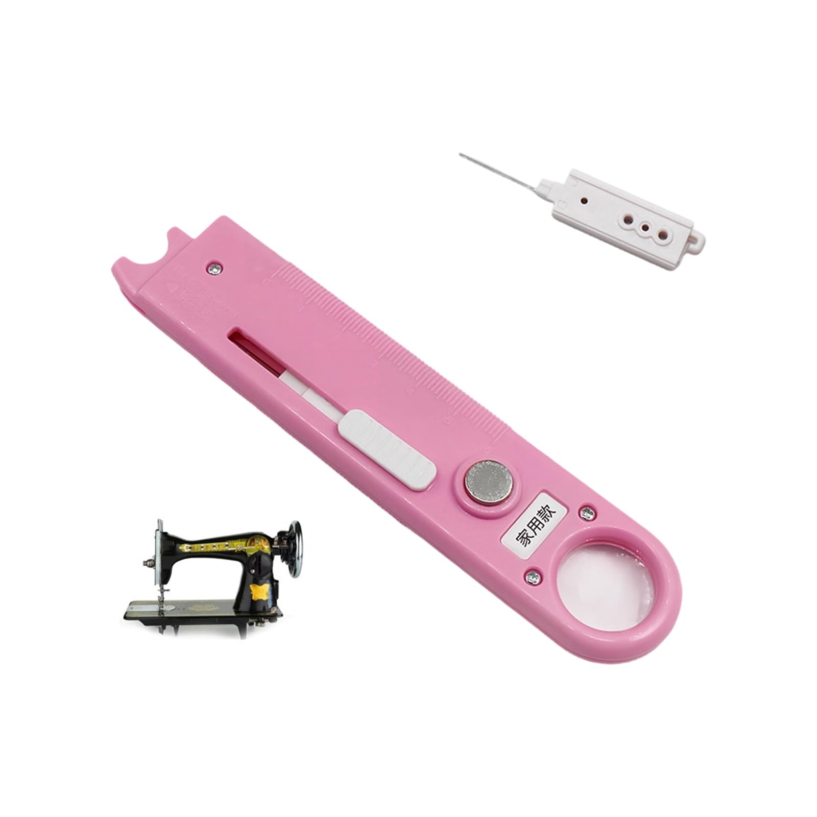Hsioluted Portable Needle Threader for Travel Sewing Set Accessory for Crafting Multipurpose Sewing Tool