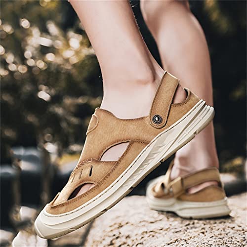 Men Sandals Leather Hiking Climbing Water Trekking Outdoor Sneaker Beach Fishing Non-slip Water2