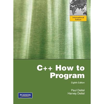 C++ How to program: International Edition