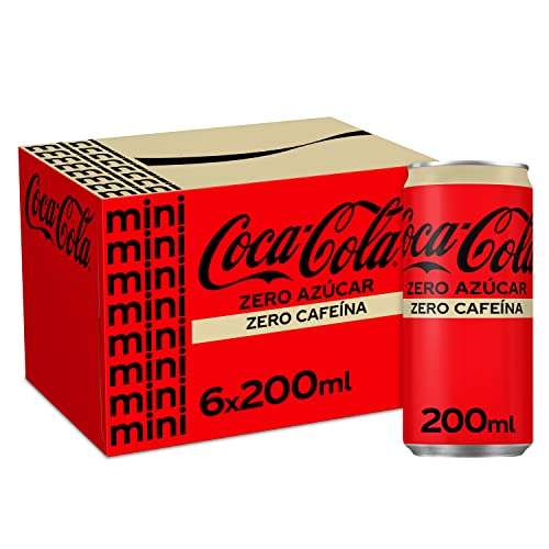 Coca-Cola Zero Azúcar Zero Cafeína - Refresco de cola sin azúcar, sin calorías, sin cafeína -...