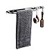 YULAN Perchero Toallero 304 Acero Inoxidable de múltiples Funciones de Gancho de Almacenamiento Colgante baño WC Balcón 45 * 5.5 * 3 cm