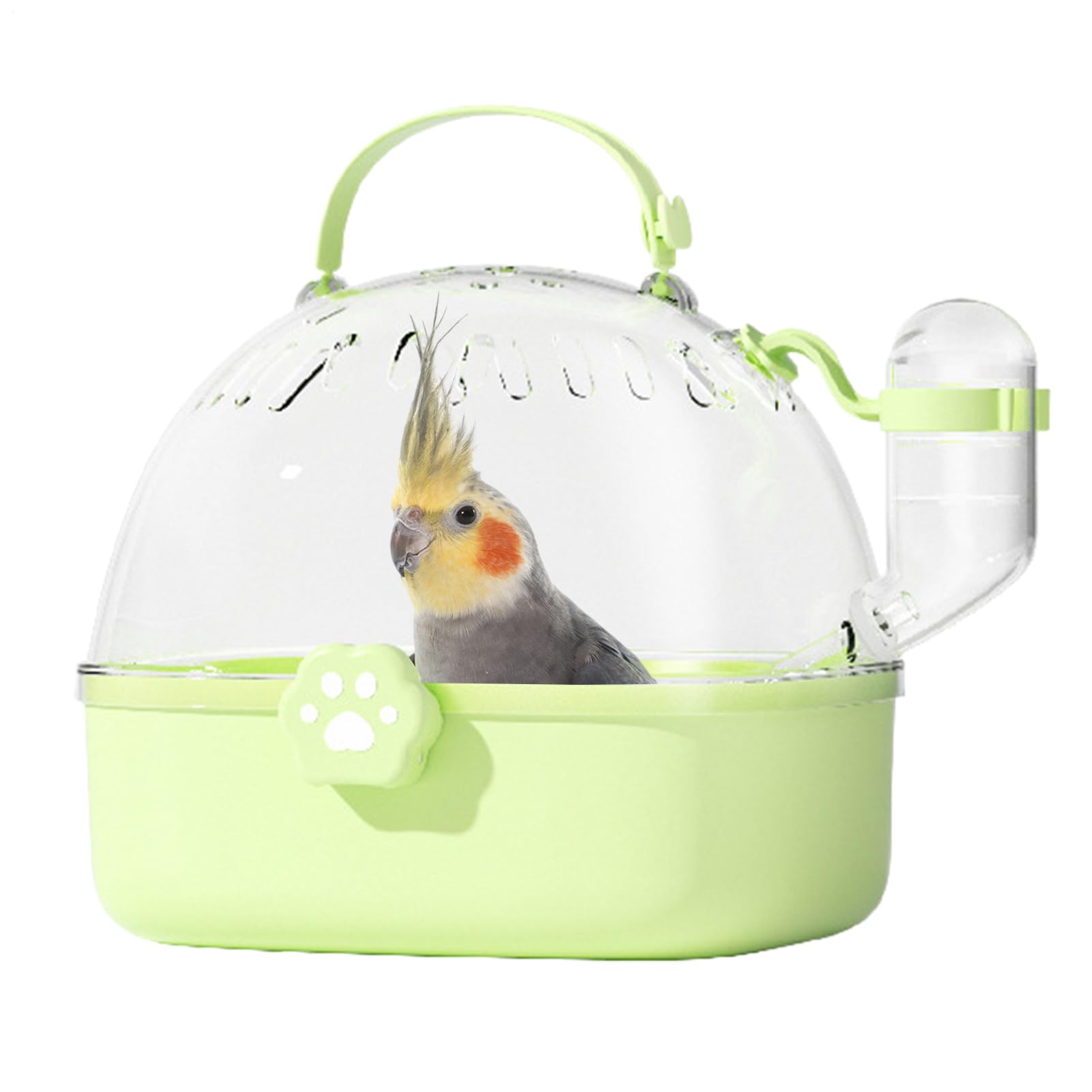 Bird Carrier Travel Cage, Small Pet Carriers Case, Portable Compact Travel Carrier with Water Bottle for Outdoor Use, Ideal for Wild Budgies, Vet Visits, Hiking, and Aviary Transport