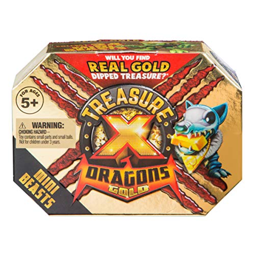 TREASURE X 41512 Dragons Gold Mini Bêtes - Figurines Surprises à découvrir - Assortiment de Styles variés Multicolore Cover