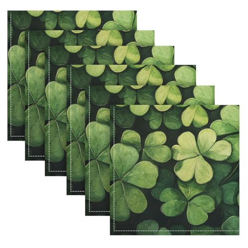 Set de 6 servilletas de tela cuadradas 20x20 pulgadas miniatura 6