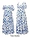 Maternity Easter Dress Photoshoot Summer Pregnancy Baby Shower Floral Blue Off Shoulder Maxi Casual Puff Sleeve Dresses