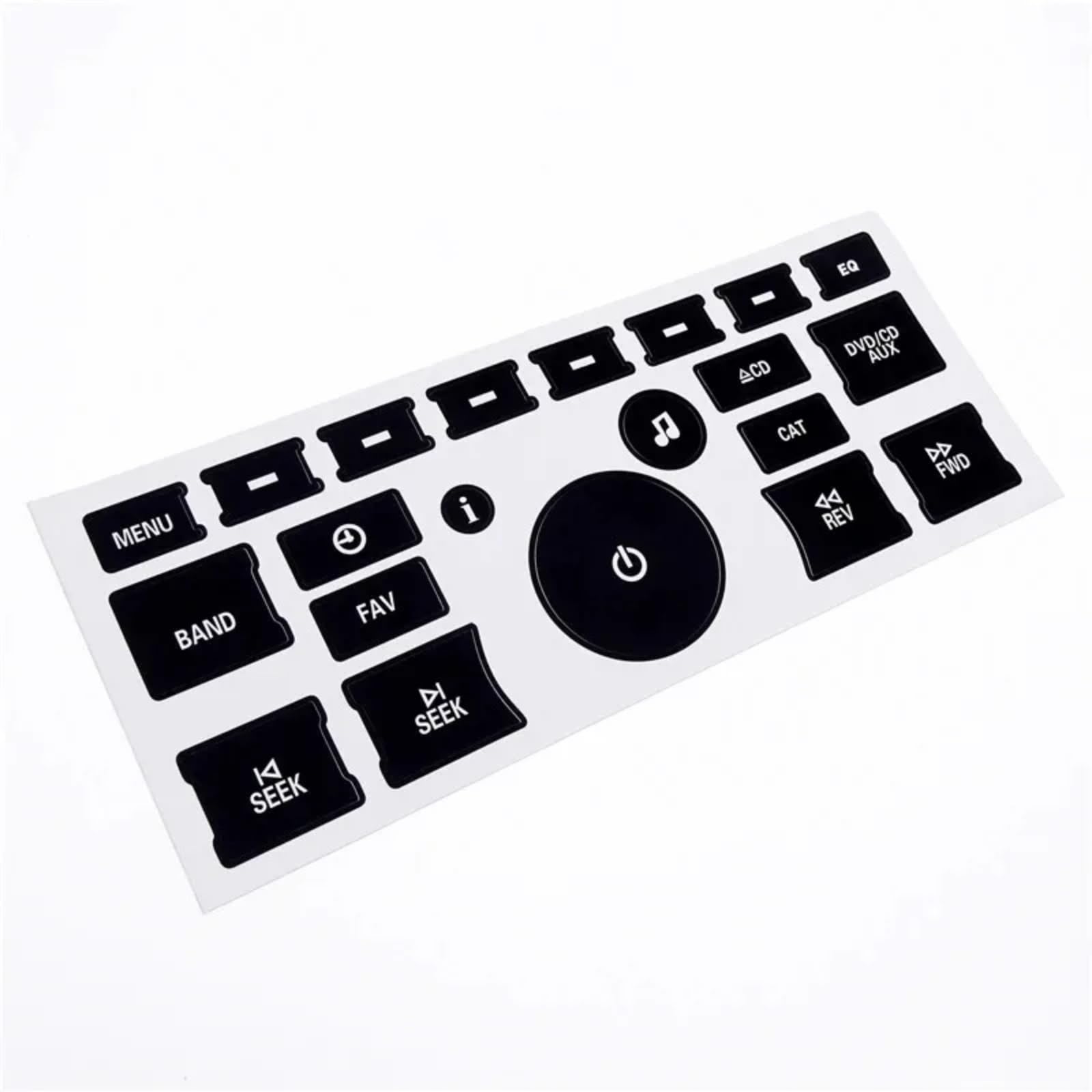 Car Switch Cover Compatible with Buick for Enclave CX for CXL 2006-2012 Car Dashboard Control Button Repair Decals A/C Button Sticker