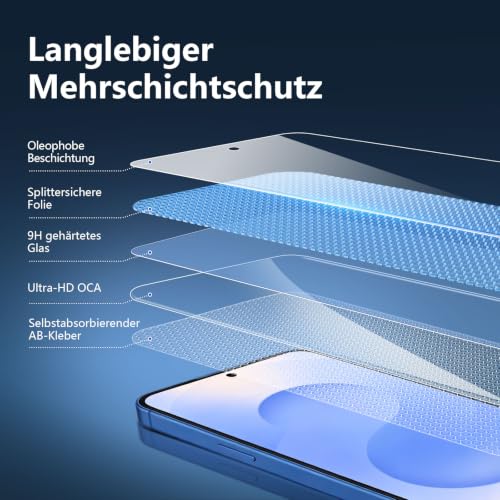NEW'C für Samsung Galaxy S26 FE 6,7 Zoll, für Panzerglas Schutzfolie 9H – Ansicht 6