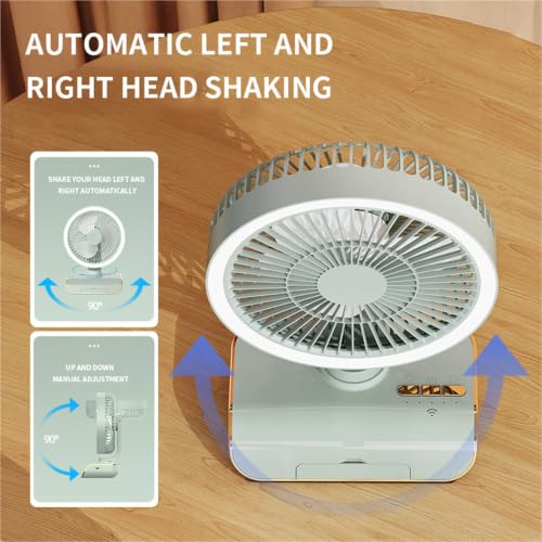 Ventilateur de circulation d'air contre la chaleur de chevet USB