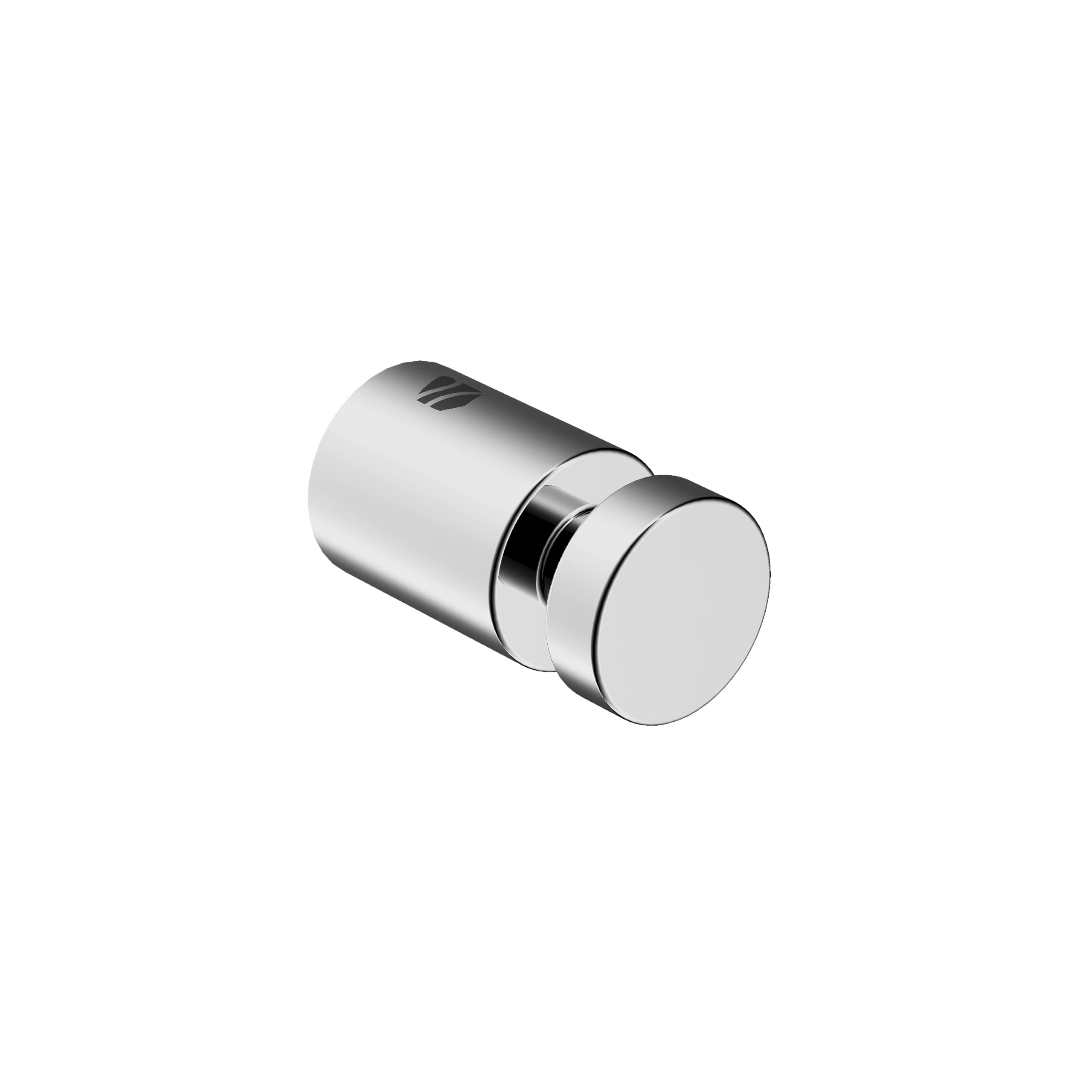 Bernstein Edelstahl Handtuchhaken OLA 2er Set selbstklebend ohne Bohren rund chrom hochglanz modern minimalistisch Wandmontage Badezimmer rostfrei
