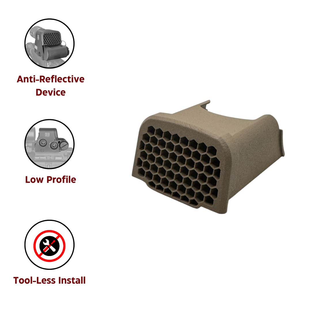 FDE XPS/EXPS Killflash Compatible for EOTech EXPS2 | XPS2/3 Optic | Hex Cover ARD Anti-Relective Device | G33 G43 G45 Magnifiers (EXPS)