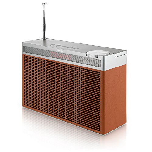Preisvergleich Produktbild Geneva Altoparlante Hi-Fi Lautsprecher mit Bluetooth, Cognac
