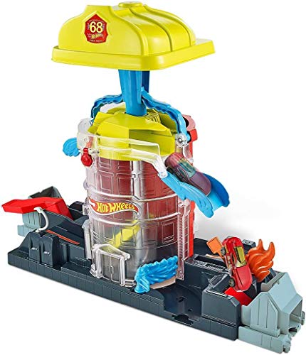 Hot Wheels City Playset Caserma dei Pompieri,...