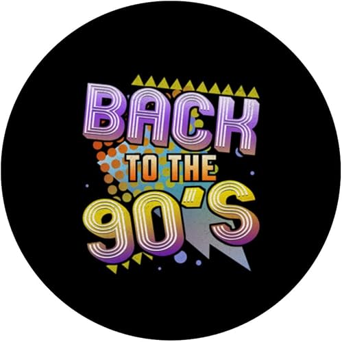 Miniatura 3 de Back To The 90s Nostalgia Retro 1990 Party Costume Men Women PopSockets Standard PopGrip