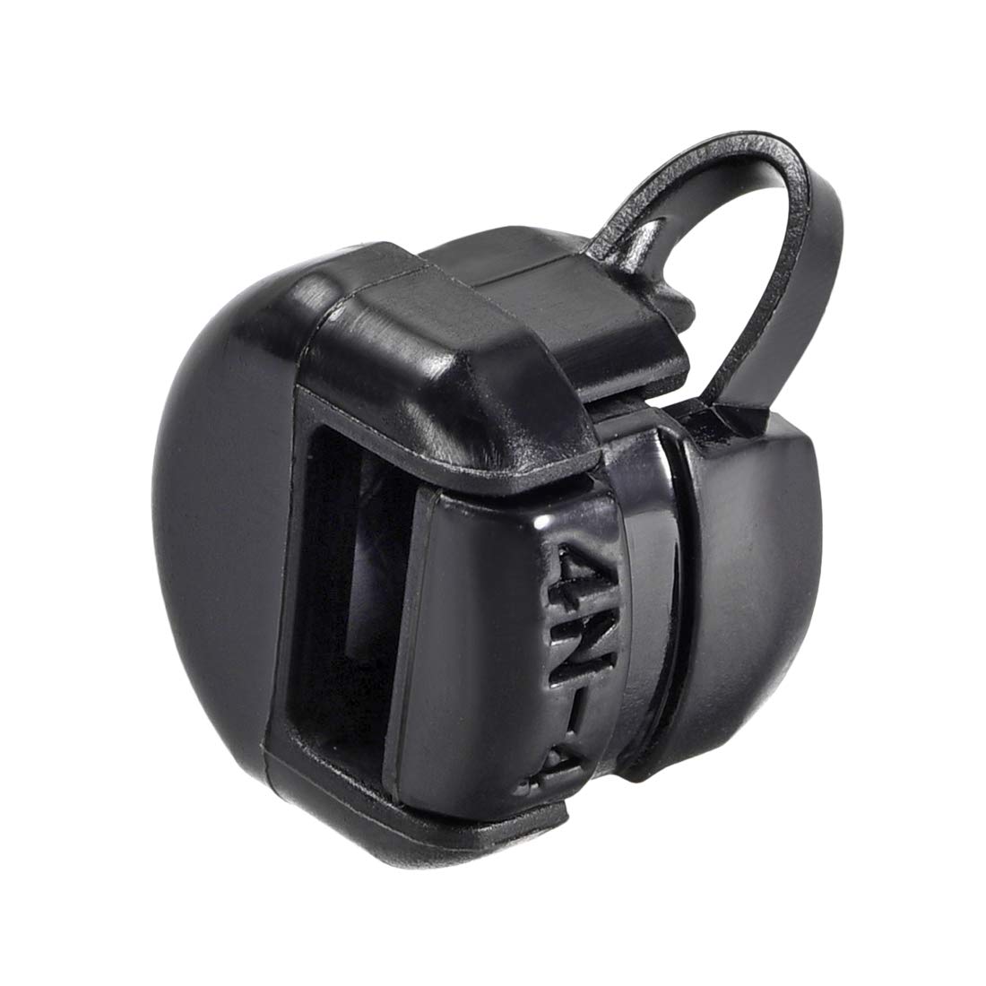uxcell Round Cable Wire Strain Relief Bush Grommet Black for 3.8-7.6mm Wire 100pcs-image-3