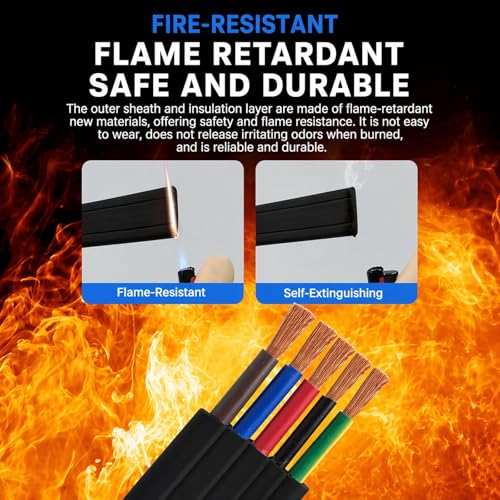 Câble flexible de commande plat résistant de -15°C à 80°C pour atelier - 7