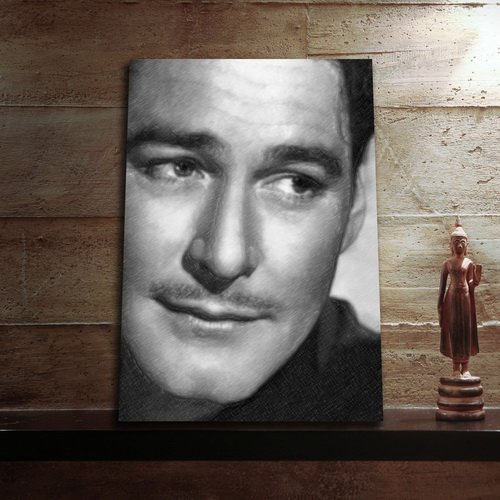 ERROL FLYNN - Original Art Coaster #js001