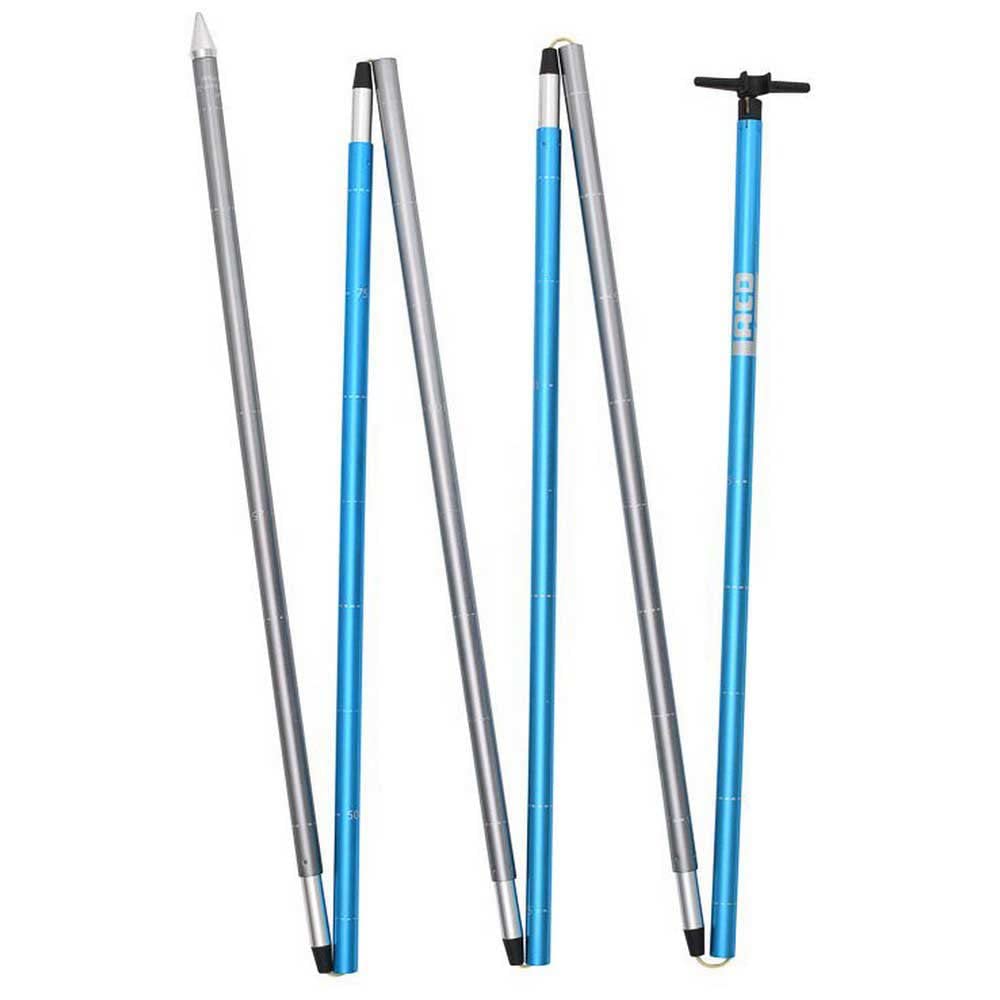 LACD Unisex – Erwachsene Avalanche Probe Express 2.0 Schneesonden, Blau-Silber, 240