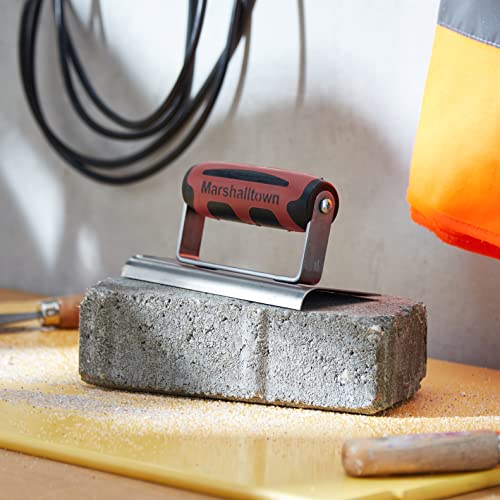 Marshalltown M/T136D 6 x 3 Stahlkantenkelle-Gebogene Enden-3/8R, 1/2L DuraSoft Griff