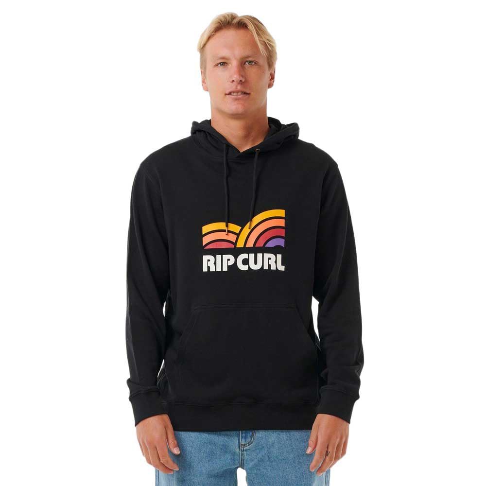 Rip Curl Men's Black Surf Revival Capture Hoodie M, M