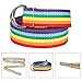 D Ring Belt – Wide Band, Color Strap | Vibrant Adjustable Waist Belt With Double Metal Rings For Jeans Pants Uniforms Dresses Casual Look, Unisex Fashion Accessory For Teen Girls Boys Adults Travel
