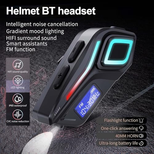 Auriculares para casco de moto manos libres bluetooth manos libres con voz 6