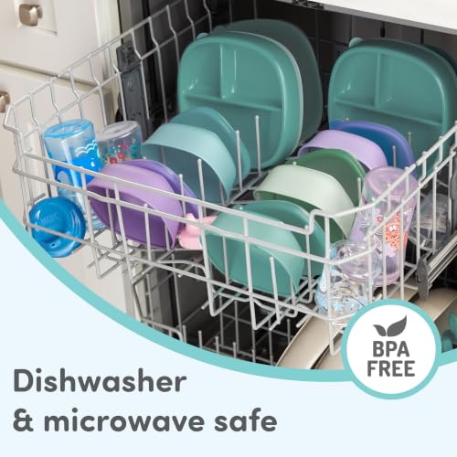 Image of NUK First Choice Suction Plates and Lids, 2 Pack