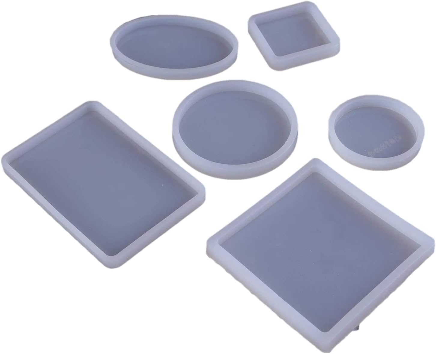 Moule en silicone pour résine pendentif ovale 6 x 4 cm - Artis Decor
