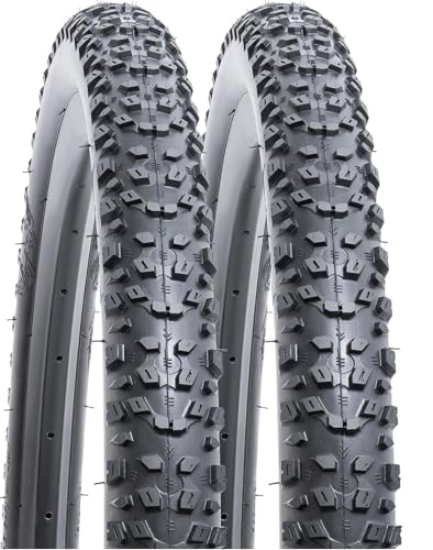 YunSCM 2本,26 1.95 タイヤ,26x1.95 50-559 自転車タイヤ,適用 26インチ 1.95 クロスバイク、マウンテンバイク,Y-2009