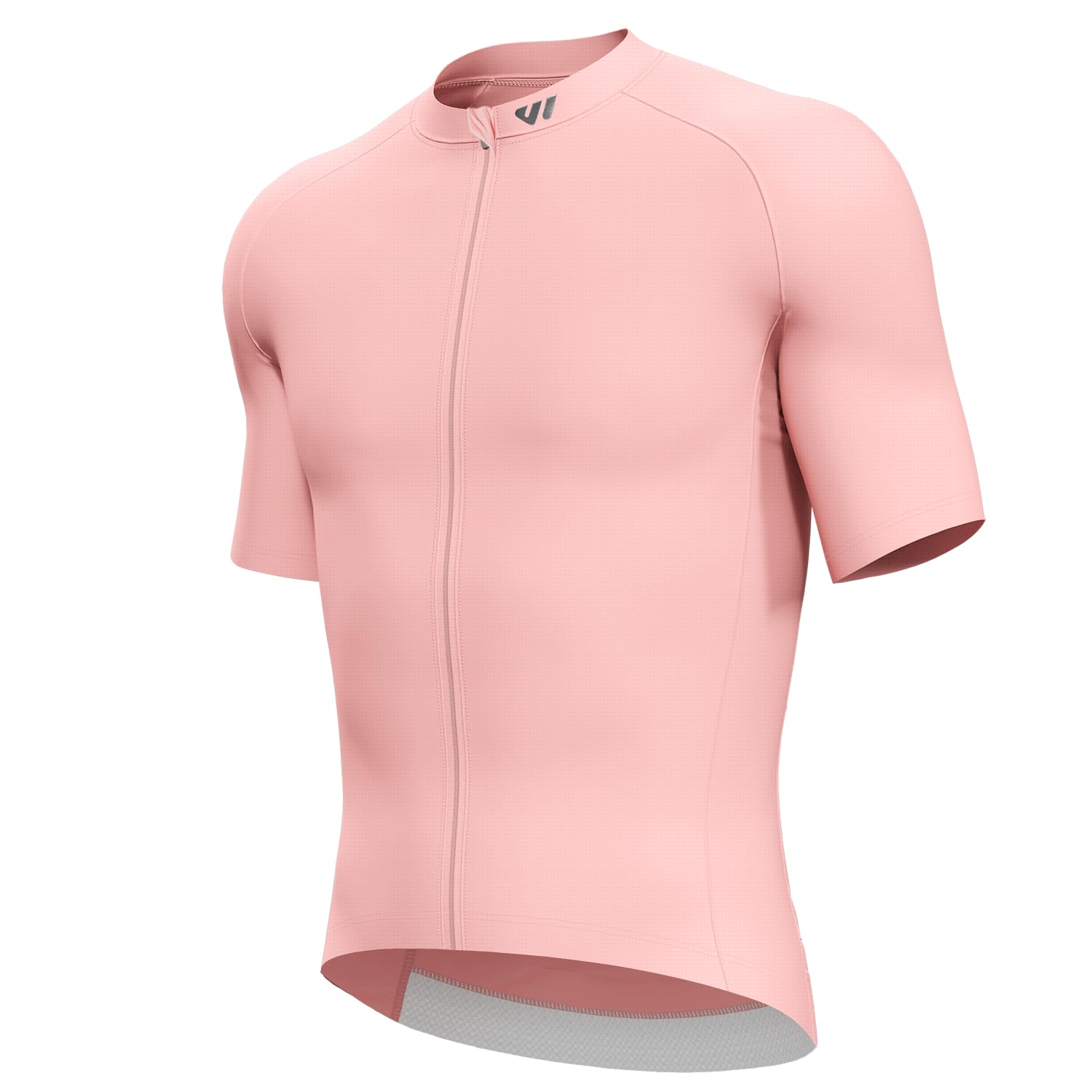 Lo.gas Cycling Jersey Men Short Sleeve, Road Bike Jerseys Full Zipper with Pockets, Bicycle Clothing Breathable Quick Dry