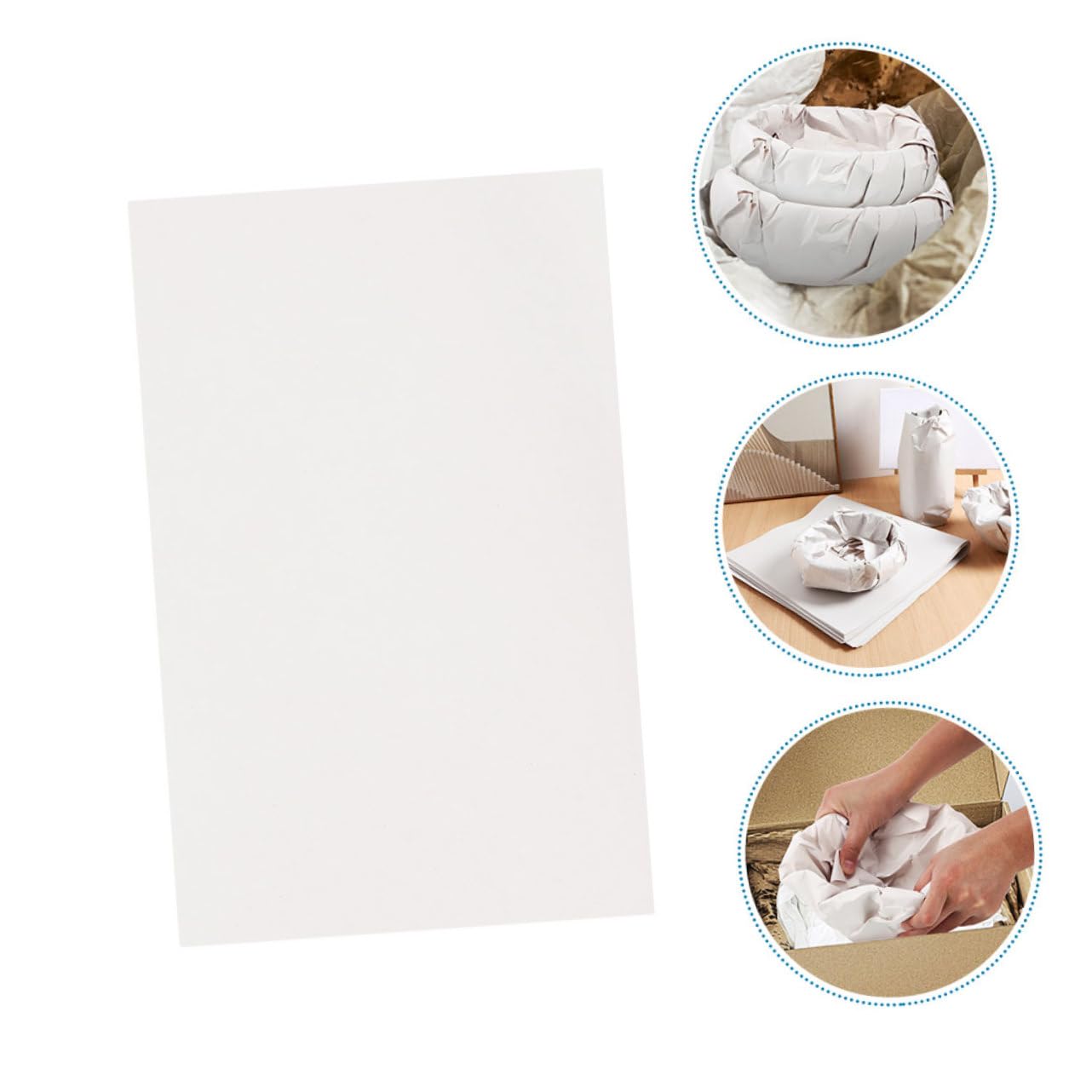 Mobestech Papier D'emballage Journal 70x38 Cm 50 Feuilles Protège Objets Fragiles Matériau D'emballage Léger Pour Déménagement Expédition Maison Bureau