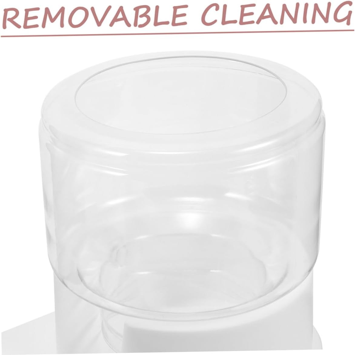 TOYANDONA Automatic PET Feeder Dispenser for Dogs and Cats 2pcs Tip Design Adjustable Food Portions Water Dispenser for Cats and Dogs