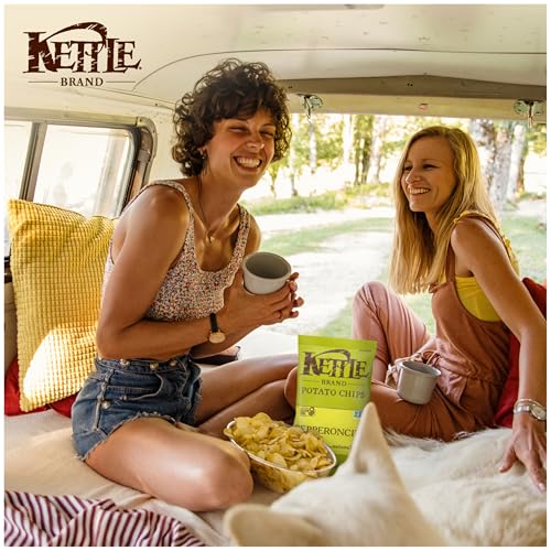 Image of Kettle Brand Potato Chips, Pepperoncini Kettle Chips, 5 Oz