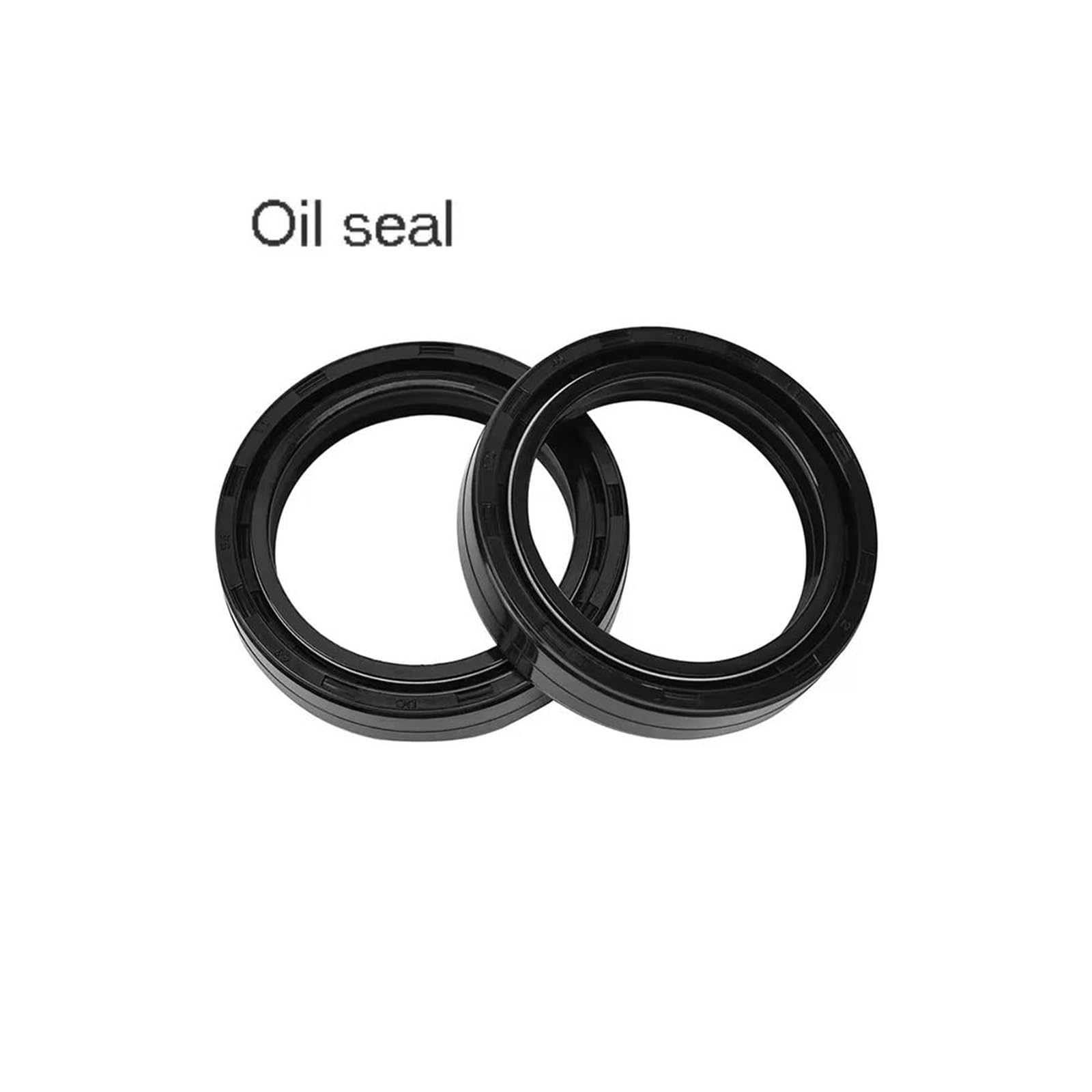 Couvercle Anti-poussière pour Joint D'huile De Fourche Avant, 33x45x8, pour Yamaha XV250 XV 250 Virago XV125 125(Black- 1 Set)