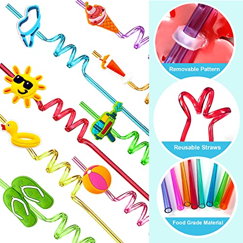 24 pitillos plásticos verdes reutilizables para fiesta miniatura 3