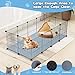 HOBBTREE 3 Packs Washable Guinea Pig Cage Liners, Waterproof Guinea Pig Pee Pads Reusable Absorbent Bedding Anti Slip Mats for Small Animals Bunny Rabbit Hamster (47 x 24in)