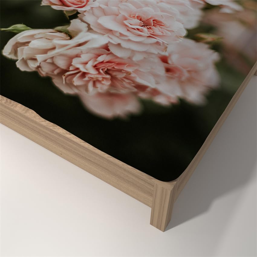 Sabanas 90X190 Flores Rosas Bedding Juego De Sabanas 3 Piezas - Poliéster Microfibra Cepillada Funda Colchon - Hipoalergenica Juego De Sabanas - 2 Fundas De Almohada
