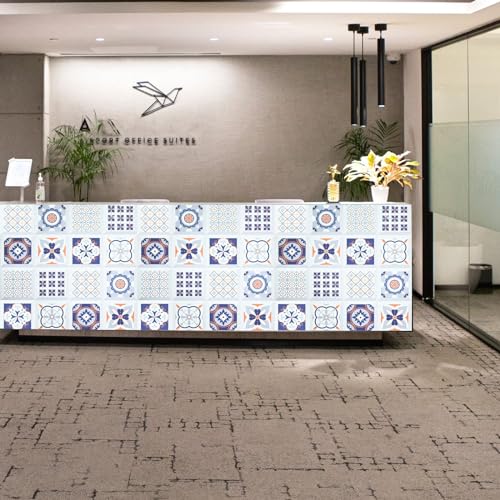 Image of SARVATRAY Self-Adhesive Wallpaper, Oil Proof Heat Resistant Wall Stickers for Kitchen, Wallpaper for Wall, Vinyl Sheet, 2 X 6.5 SQ FT (2 M Retro Grey WS)