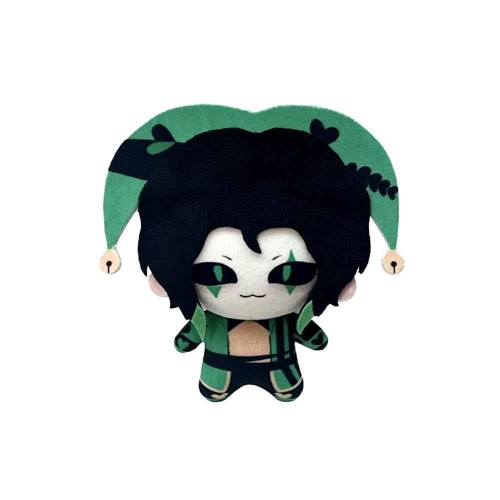 JUSONGKWCP FreaksCircus Plush Keychain Anime Chibi Figure Doll Decorations FreaksCircus Bag Keyring Pendant 12 Cm (Green)