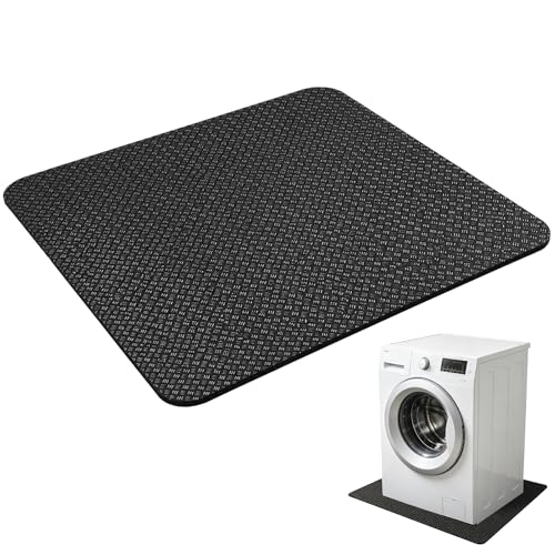 Anti Vibration Washing Machine Mat 60x60cm Non-Slip Rubber Base