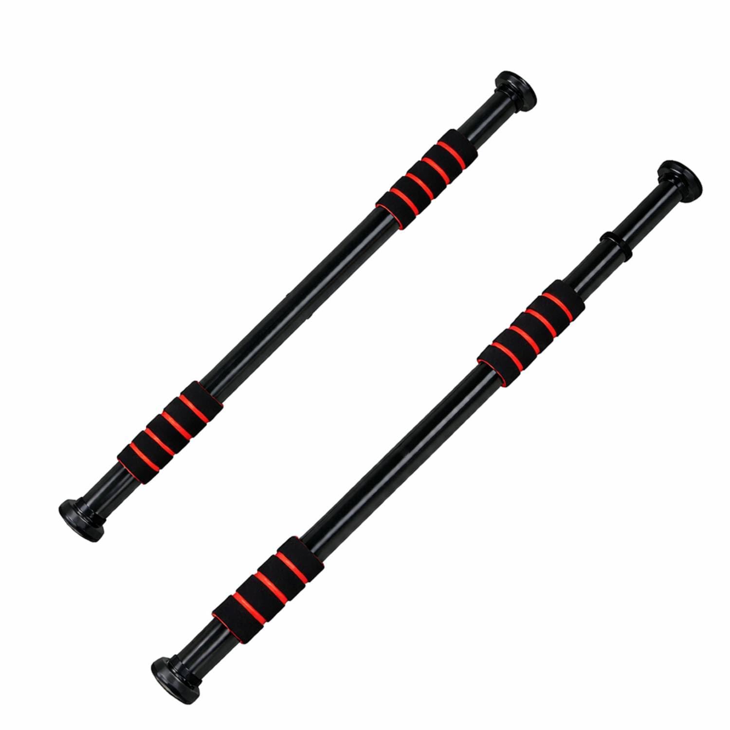 Pull Up Bar for Home Workout | Ultra-Secure 200 KG Capacity | 360° Dual Lock Doorway Chin Up Bar | Adjustable 62 –100 CM | Superior Grip Handles | Height Increase Bar for Men, Women & Kids (Red)-image-36