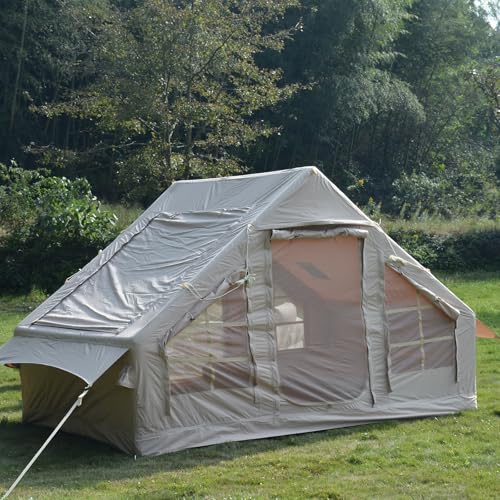 Carpa inflable para camping 4-6 personas fácil armado 4 estaciones miniatura 4