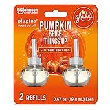 Glade PlugIns Refills Air Freshener, Scented and Essential Oils for Home and Bathroom, Pumpkin Spice Things Up, 1.34 Fl Oz, 2 Count