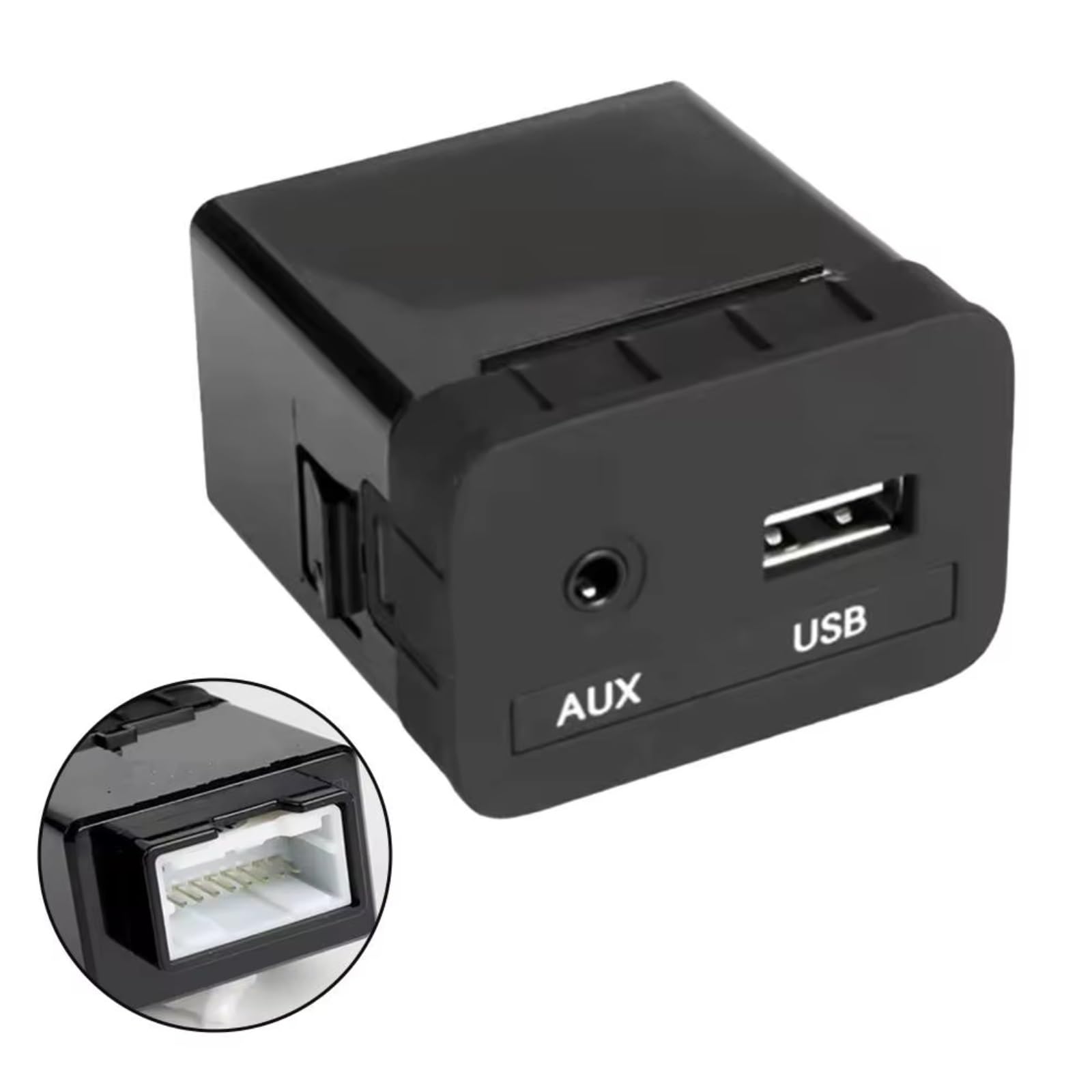 Toma Auxiliar USB Compatible Con Kia Para Optima 2011-2013 Adaptador Audio Para Coche Consola Central Puerto Auxiliar Toma De Entrada Puerto USB