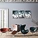 Wall Art for Bedroom Landscape Painting Outer Space Starlight Canvas Prints Star Sky Pictures Astronomy Artwork Bathroom Wall Décor Abstract Scenery Sunset for Office Living Room Home Deco