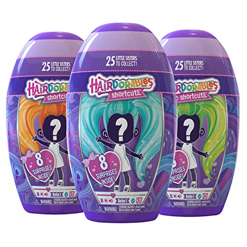Hairdorables Shortcuts Series 1 Muñeca Mini Coleccionable miniatura 3