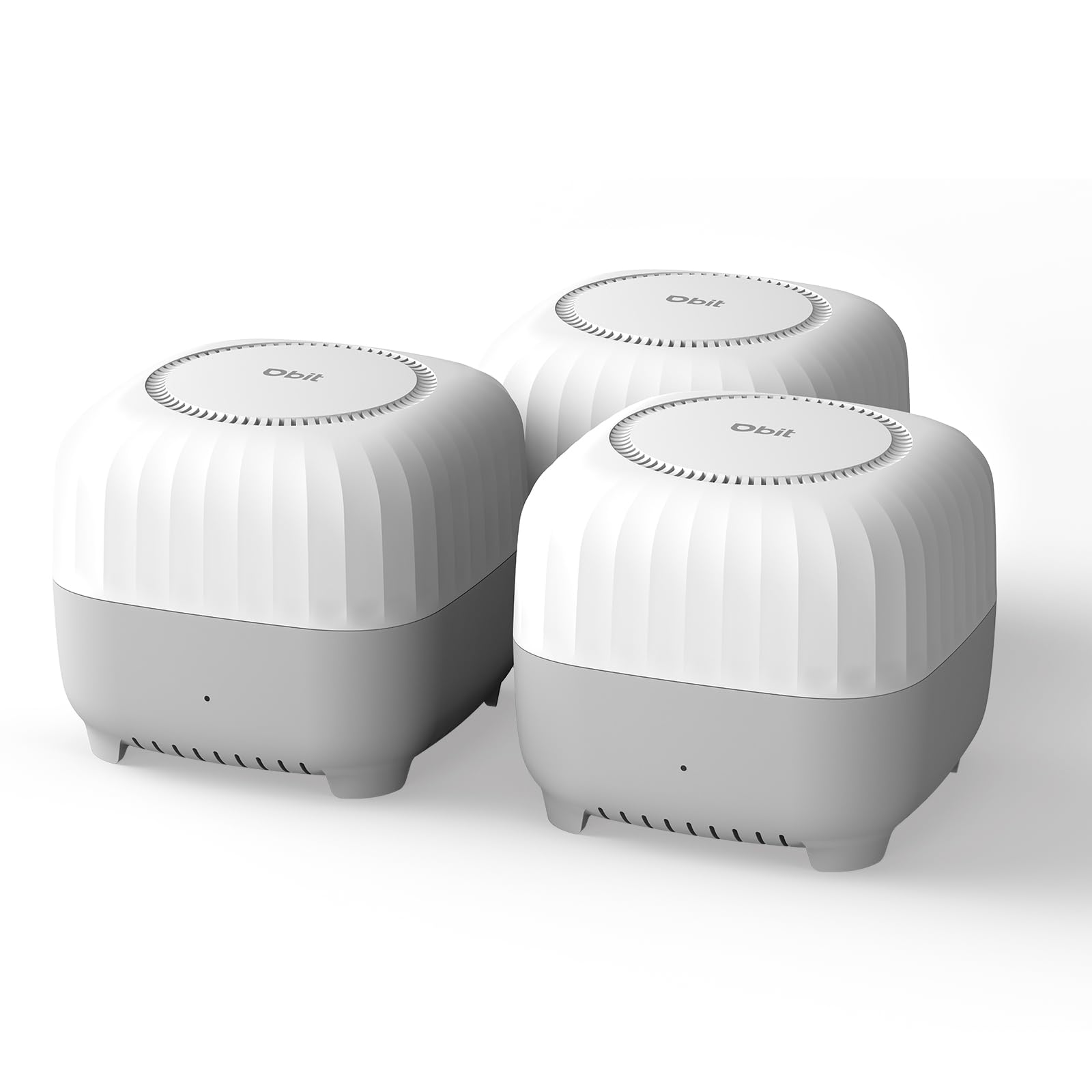 DBIT AC1200 Whole Home Mesh WiFi System, Covers up to 6,000 Sq Ft, Dual-Band 1200Mbps Mesh Network for 90 Devices, Replaces Wireless Router and WiFi Extender, 4 Gigabit Ports per Unit (D-MAC3, 3-Pack)