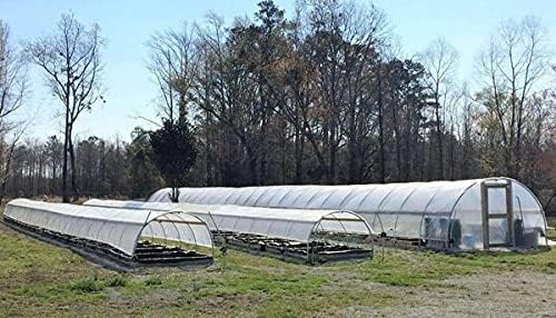 Bootstrap Farmer Greenhouse Plastic 4 Year 6 mil UV Resistant Clear Polyethylene Film 40' x 50'