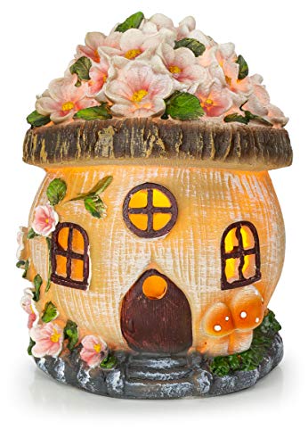 VP-Home-Gnome-Fairy-House-Solar-Light-for-Home-and-Outdoor-Decor-Gnome-Home-Solar-Powered-Flickering-LED-Garden-Light-Fairy-House-Backyard-Halloween-Decoration